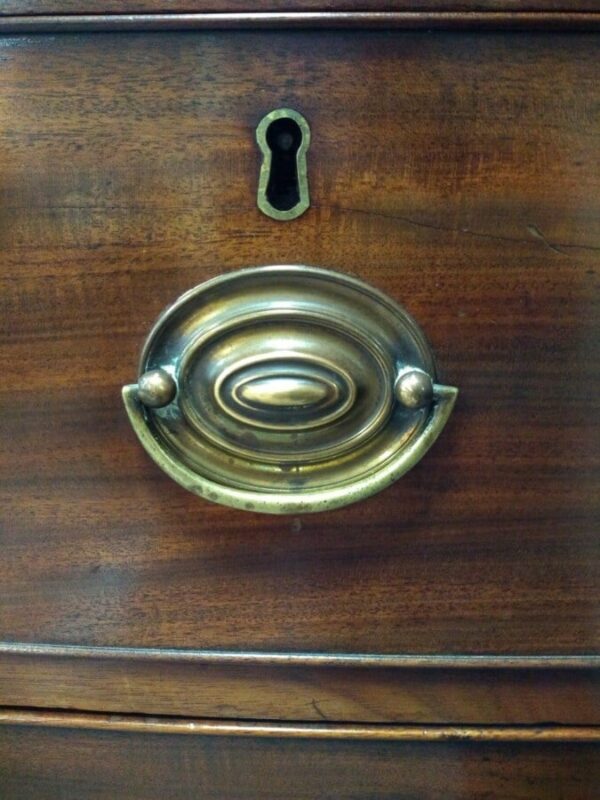 Bow Fronted Chest of Draws - Image 3