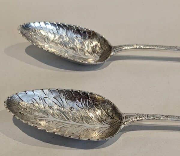 Pair of Georgian Spoons