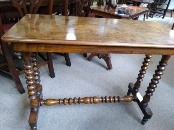 Burr Walnut Side Table burr walnut Miscellaneous 3