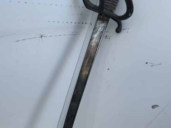French Heavy Cavalry Sabre with Scabbard Georgian - Image 21