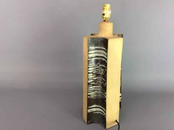 Rare Tremaen Cornish Studio Pottery Lamp - Image 3