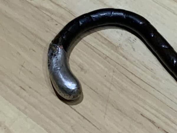 Gentleman’s walking stick sword stick with silver mounts - Image 6