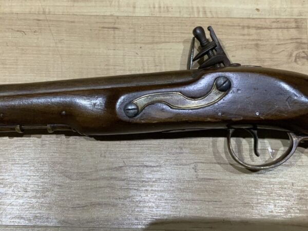 Flintlock pistol by Ketland London brass barrel - Image 8