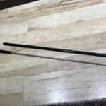 Gentlemanâs walking stick sword horn handle with silver collar Miscellaneous