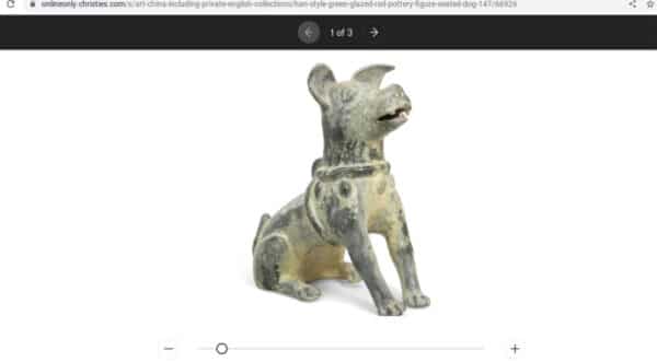 Rare ancient Chinese BRONZE Dog or Mythological Creature Temple Offering Votive or scroll weight Antiquities Medieval Antiques 12