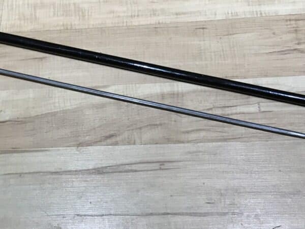 Gentleman’s walking stick sword horn handle with silver collar - Image 16