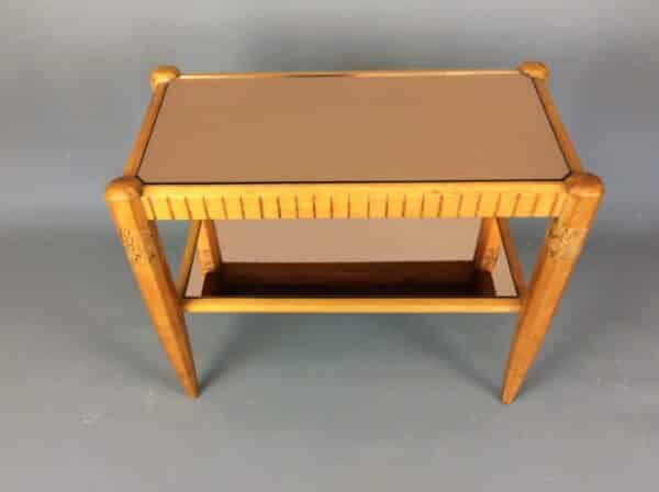 Art Deco Mirror Top Occasional / Coffee Table - Image 4