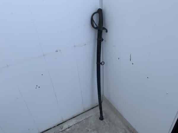French Heavy Cavalry Sabre with Scabbard Georgian - Image 2
