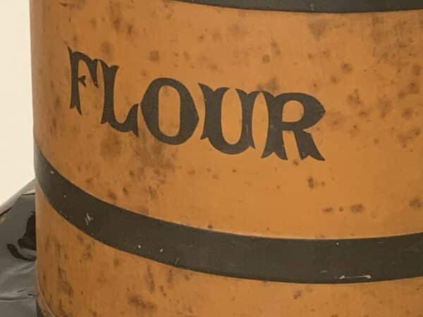 Toleware Flour tin container Antique Collectibles 9