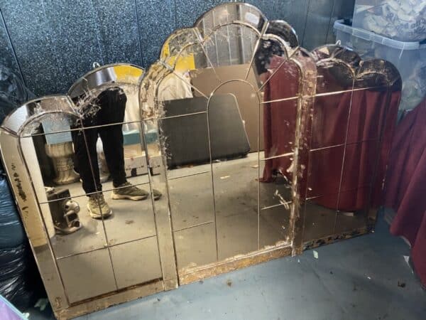 Very Rare large Art Deco mirror Antique Mirrors 3