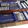 2 DRAWER BOXED SET of CUTLERY 100 pieces SHEFFIELD. 'DE MONTFORT' - Image 4