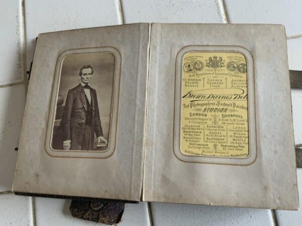 Abraham Lincoln’s English side of Family’s Album Antique Collectibles 7