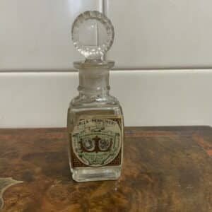 Perfume Bottle Paris French 19th Century Antique Glassware