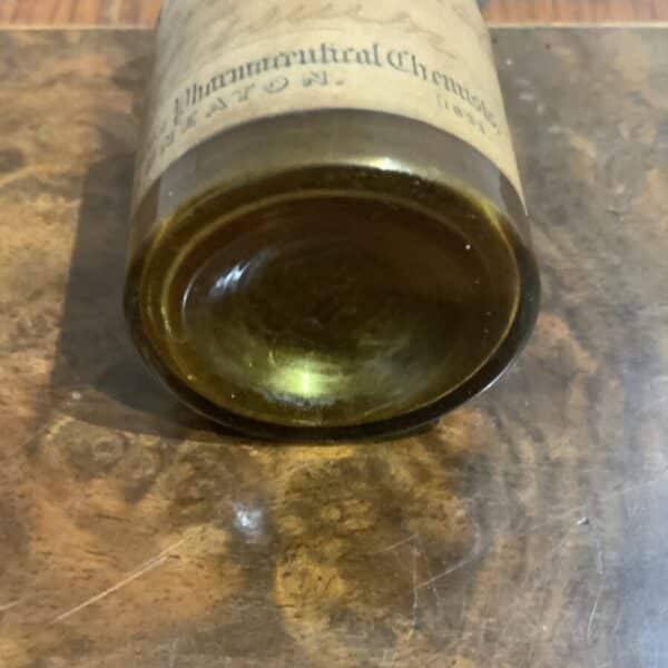 Chemists medicine Glass pot Bottle 19th century - Image 4