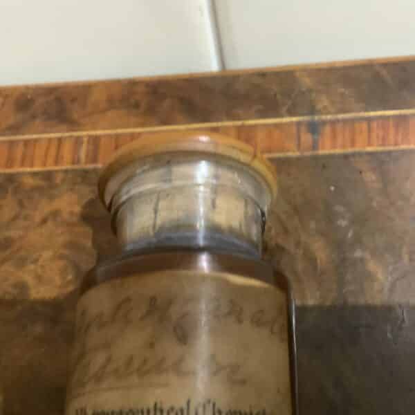 Chemists medicine Glass pot Bottle 19th century - Image 6