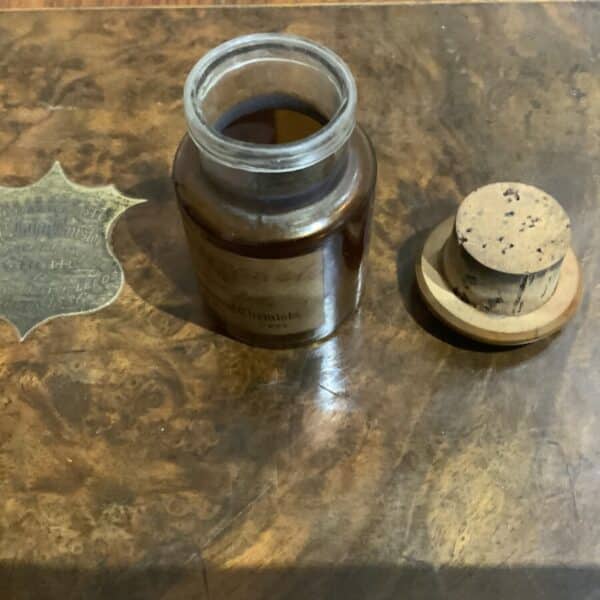 Chemists medicine Glass pot Bottle 19th century - Image 7