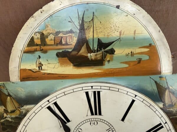 Grandfather Clock Mahogany 8 day late Georgian - Image 14