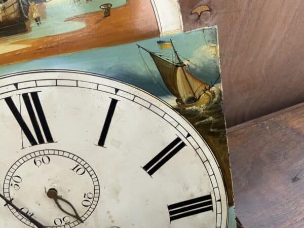 Grandfather Clock Mahogany 8 day late Georgian - Image 16