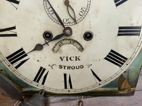 Grandfather Clock Mahogany 8 day late Georgian - Image 17