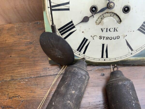 Grandfather Clock Mahogany 8 day late Georgian Antique Clocks 22