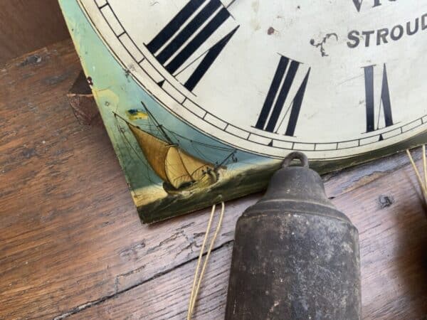 Grandfather Clock Mahogany 8 day late Georgian Antique Clocks 23