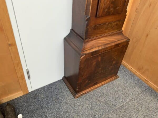 Grandfather Clock Mahogany 8 day late Georgian - Image 11