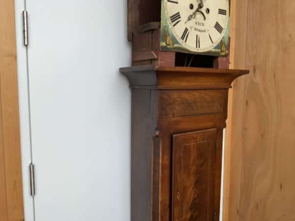 Grandfather Clock Mahogany 8 day late Georgian - Image 9