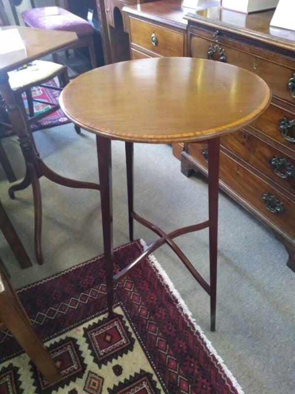 Inlaid Lamp Table