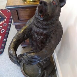 Black Forest Bear Stick Stand bear Antique Sculptures