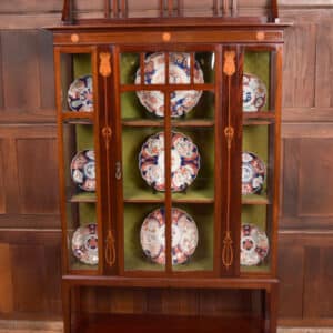 Art Nouveau Mahogany Display Cabinet SAI2660 Antique Cabinets 3