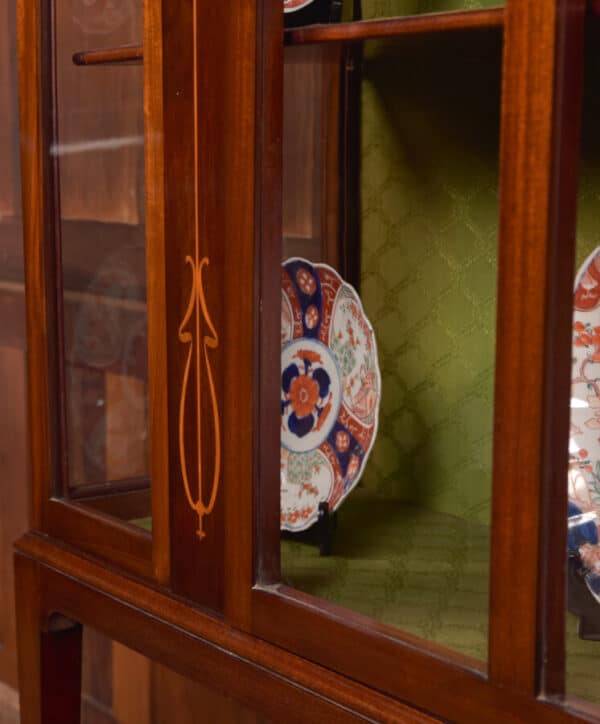 Art Nouveau Mahogany Display Cabinet SAI2660 Antique Cabinets 5