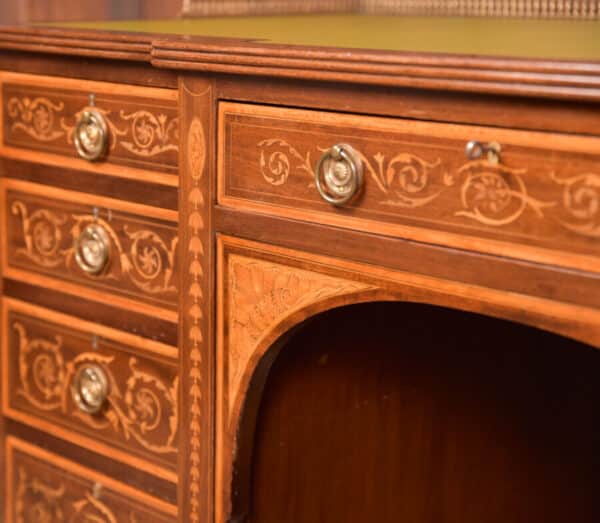 Edwardian Maple & Co Writing Desk SAI2654 - Image 14