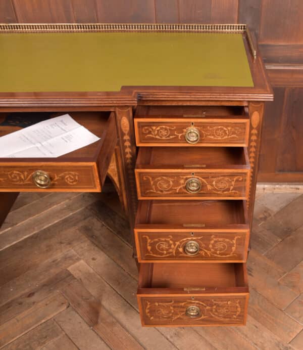 Edwardian Maple & Co Writing Desk SAI2654 - Image 12