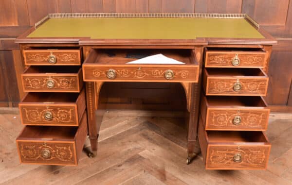 Edwardian Maple & Co Writing Desk SAI2654 - Image 11
