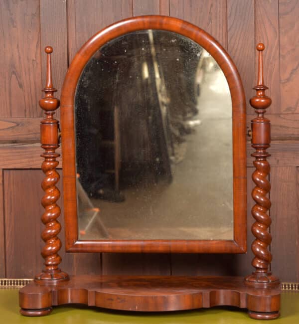 Victorian Mahogany Cheval Mirror SAI2661 - Image 6