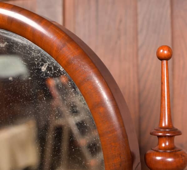 Victorian Mahogany Cheval Mirror SAI2661 - Image 3