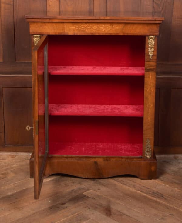 Victorian Walnut Pier / Display Cabinet SAI2658 - Image 3