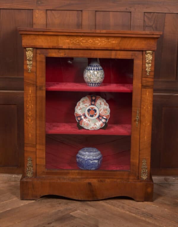 Victorian Walnut Pier / Display Cabinet SAI2658