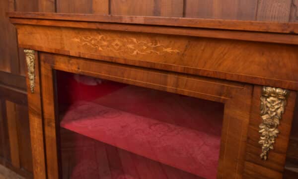 Victorian Walnut Pier / Display Cabinet SAI2658 - Image 9