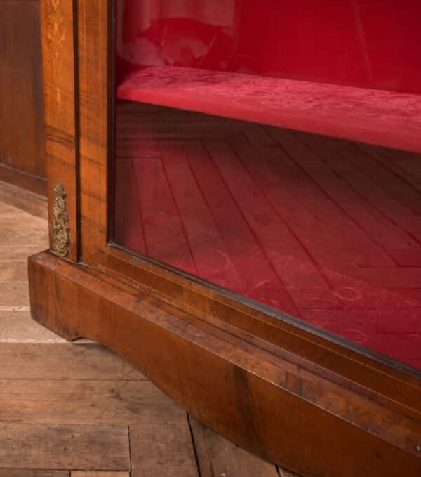 Victorian Walnut Pier / Display Cabinet SAI2658 - Image 12