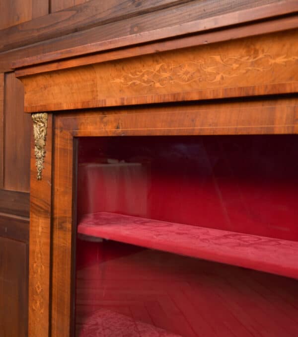 Victorian Walnut Pier / Display Cabinet SAI2658 - Image 13