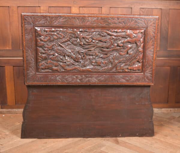 Victorian Oriental Carved Blanket / Storage Box SAI2659 Antique Coffers 19