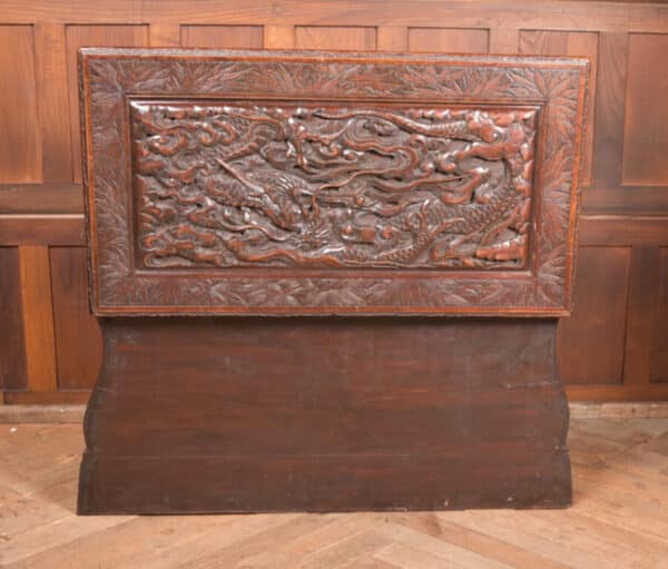 Victorian Oriental Carved Blanket / Storage Box SAI2659 - Image 17