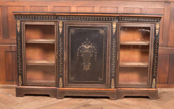 Victorian Ebonized Breakfront Credenza / Display Cabinet SAI2653 - Image 3