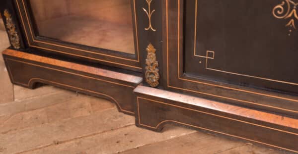 Victorian Ebonized Breakfront Credenza / Display Cabinet SAI2653 - Image 13