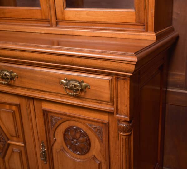 Edwardian Walnut Bookcase SAI2665 - Image 13