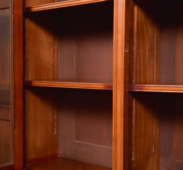 Edwardian Walnut Bookcase SAI2665 Antique Bookcases 12