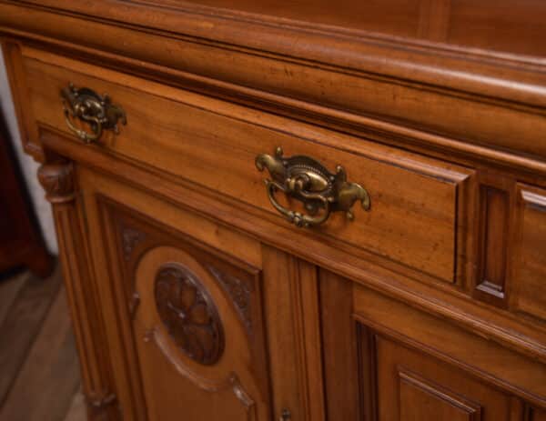Edwardian Walnut Bookcase SAI2665 - Image 18