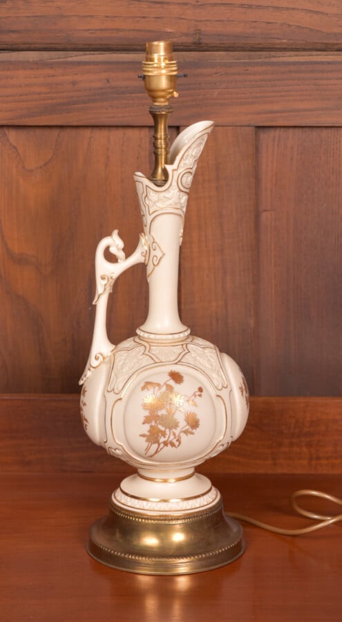 Royal Worcester Jug Lamp SAI2669 Royal Worcester Antique Ceramics 4