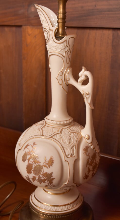 Royal Worcester Jug Lamp SAI2669 Royal Worcester Antique Ceramics 6